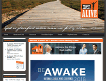 Tablet Screenshot of menalive.org.au